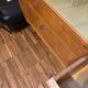 Commode pieds compas avec miroir italien des années 50