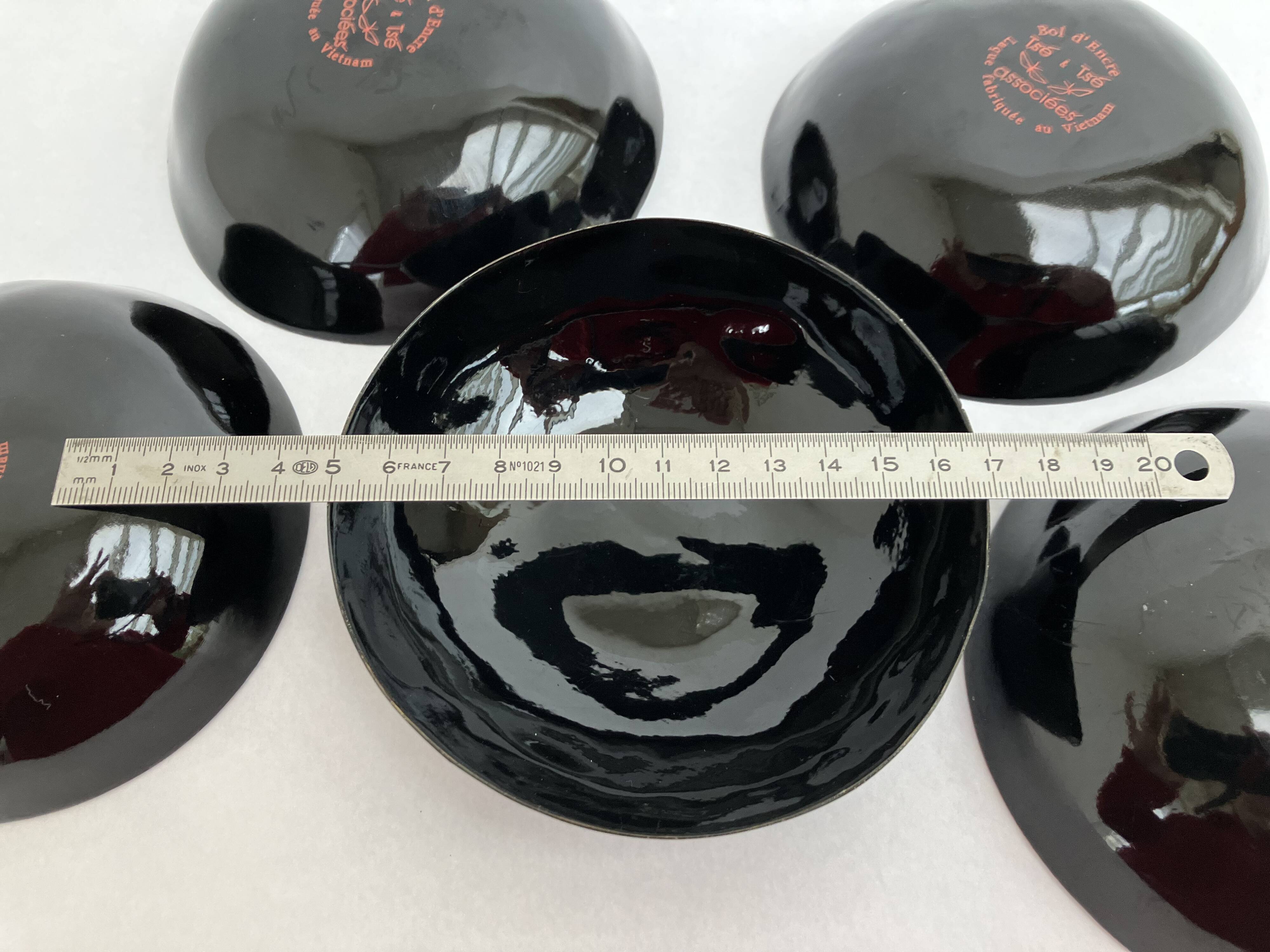 Soucoupes d'Encre • Design Tsé & Tsé • 1999 • Série de 5