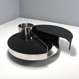 Rare Table Bar by Massimo Papiri for Mario Sabot, Italy 1970s