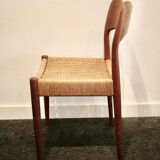 Ensemble de 6 chaises teck par Arne Hovmand Olsen pour Mogens Kold