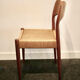 Set of 6 tek dining chairs by Arne Hovmand Olsen for Mogens Kold
