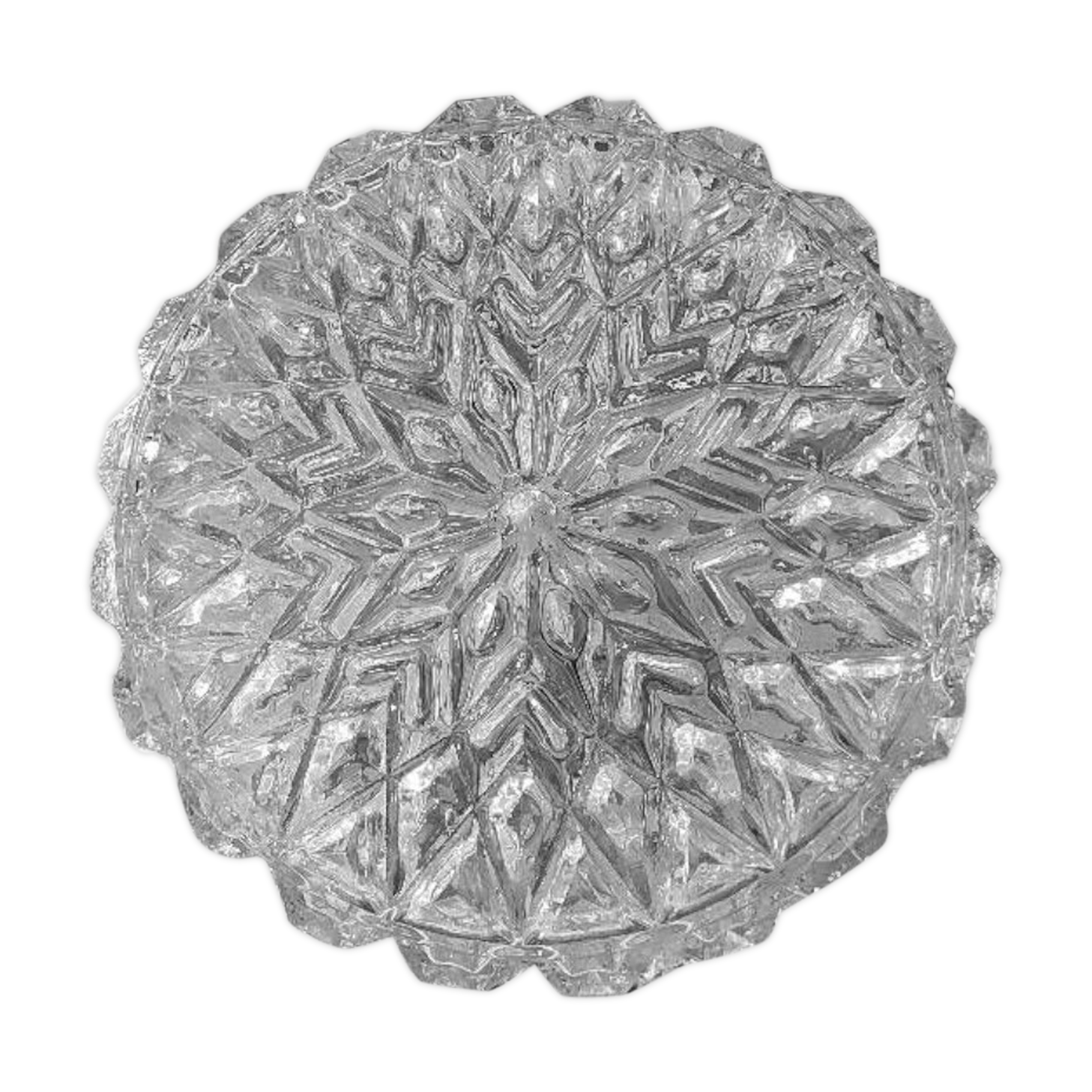 Wall light, ceiling light vintage glass