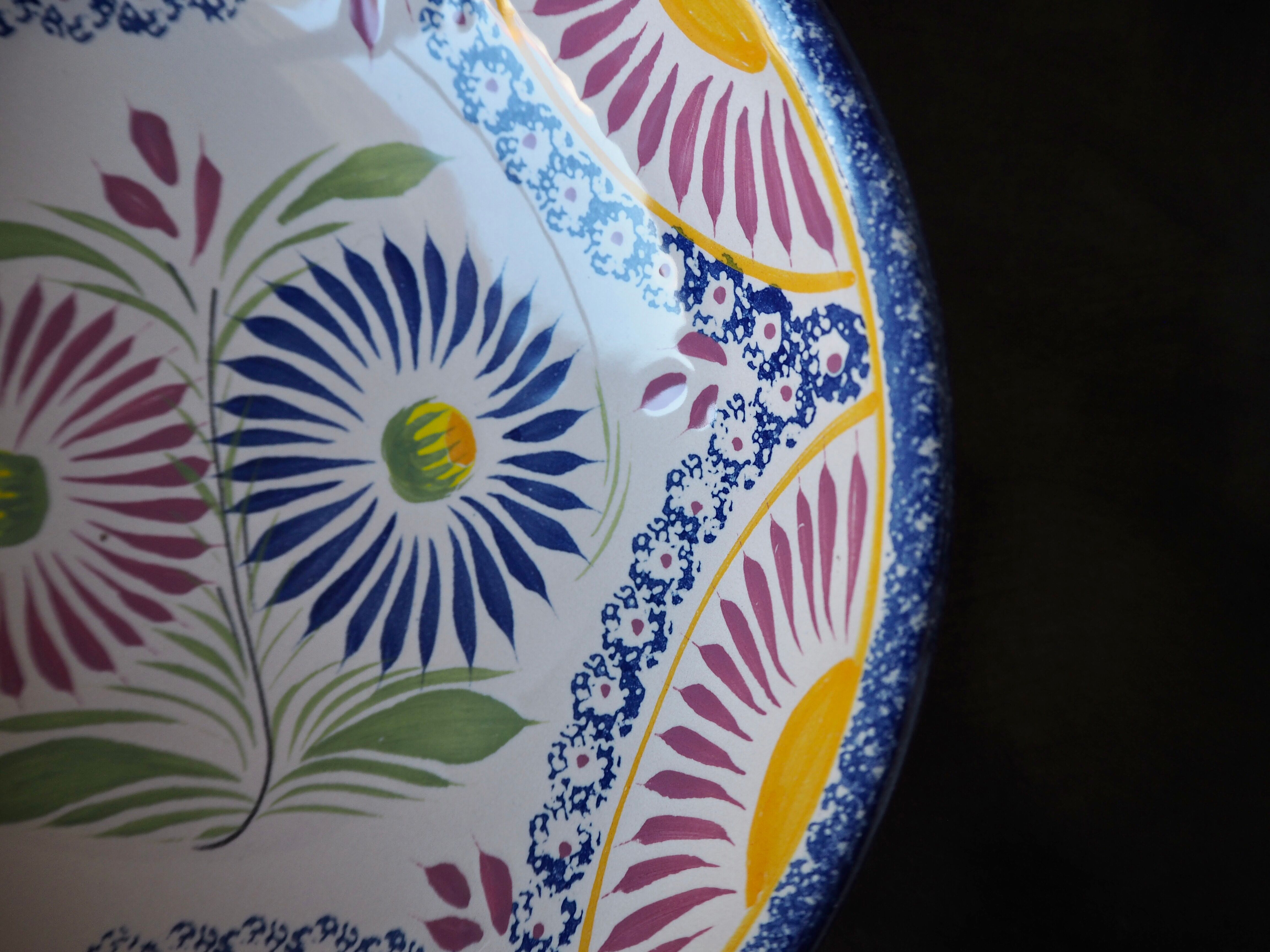 Serving salad bowl Henriot Quimper