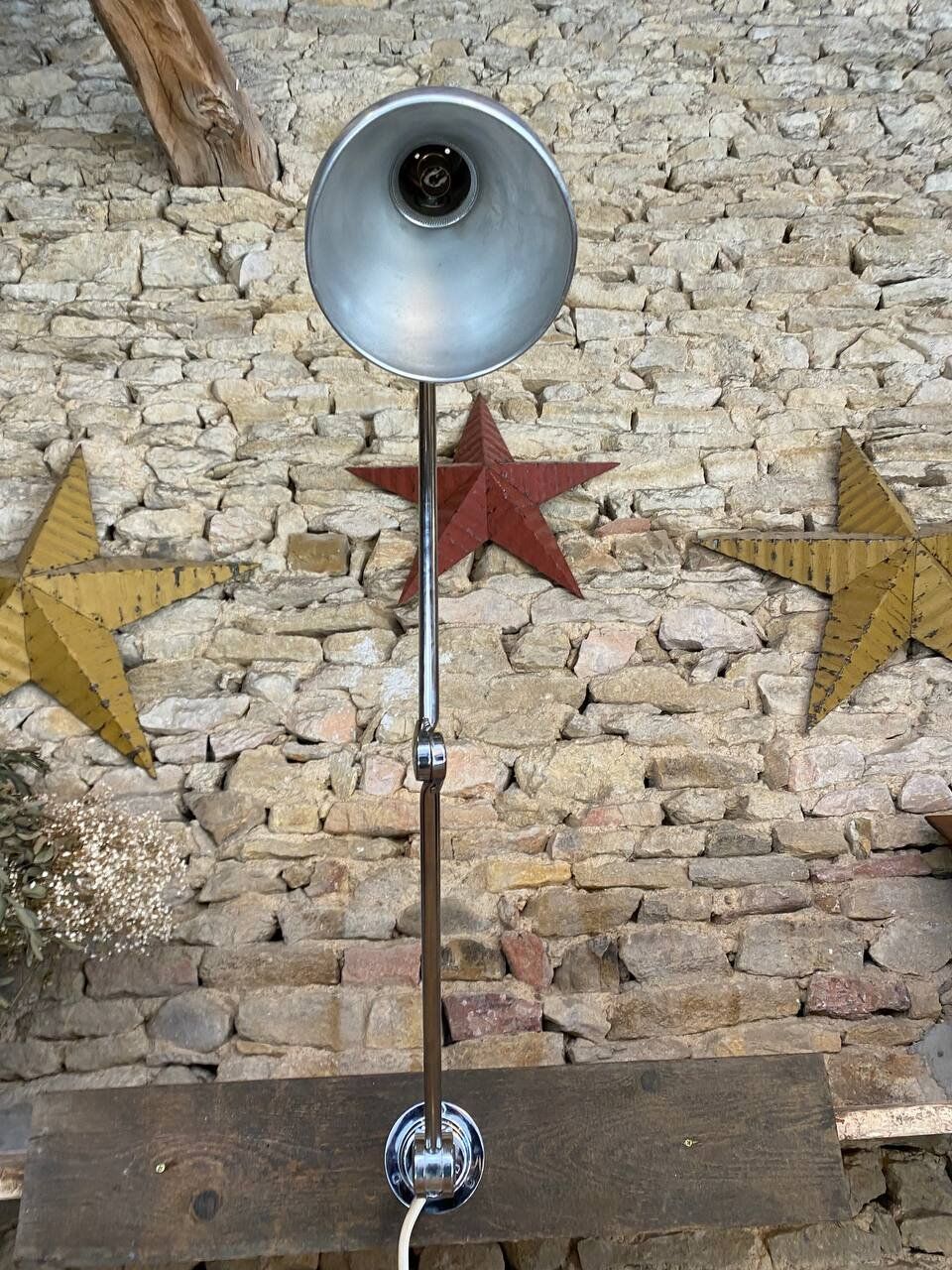 Wall lamp - 2 chrome arms