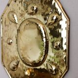 Pair of Mid-Century Brass Swedish Sconces