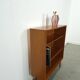 Noten fineer boekenkast LP kast met legplanken nr. 1
