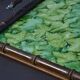Plateau en bois imitation bambou