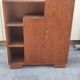 Two-door modernist shelf cabinet, art deco