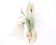 Tulip wall light with leaves and flowers, 80s