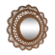 Mirror sun bohemian vintage braided fiberglass 50x50cm