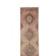 Vintage Turkish hallway rug 79x734 cm