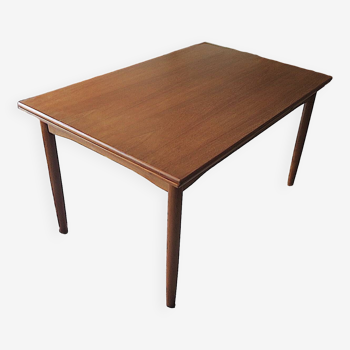 Grande table à manger danoise en teck 244cm x 90cm, 1960