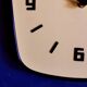 Formica vintage clock silent wall clock "Yellow electro star"