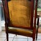 Antique Louis XVI style armchair – carved wood – green velvet – to be restored