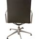 Set of Matteo Grassi designer armchairs – MIZAR Collection – Grey leather