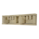 Wall-mounted coat rack Minivip white by Benanti & Brunori for Velca Legnano
