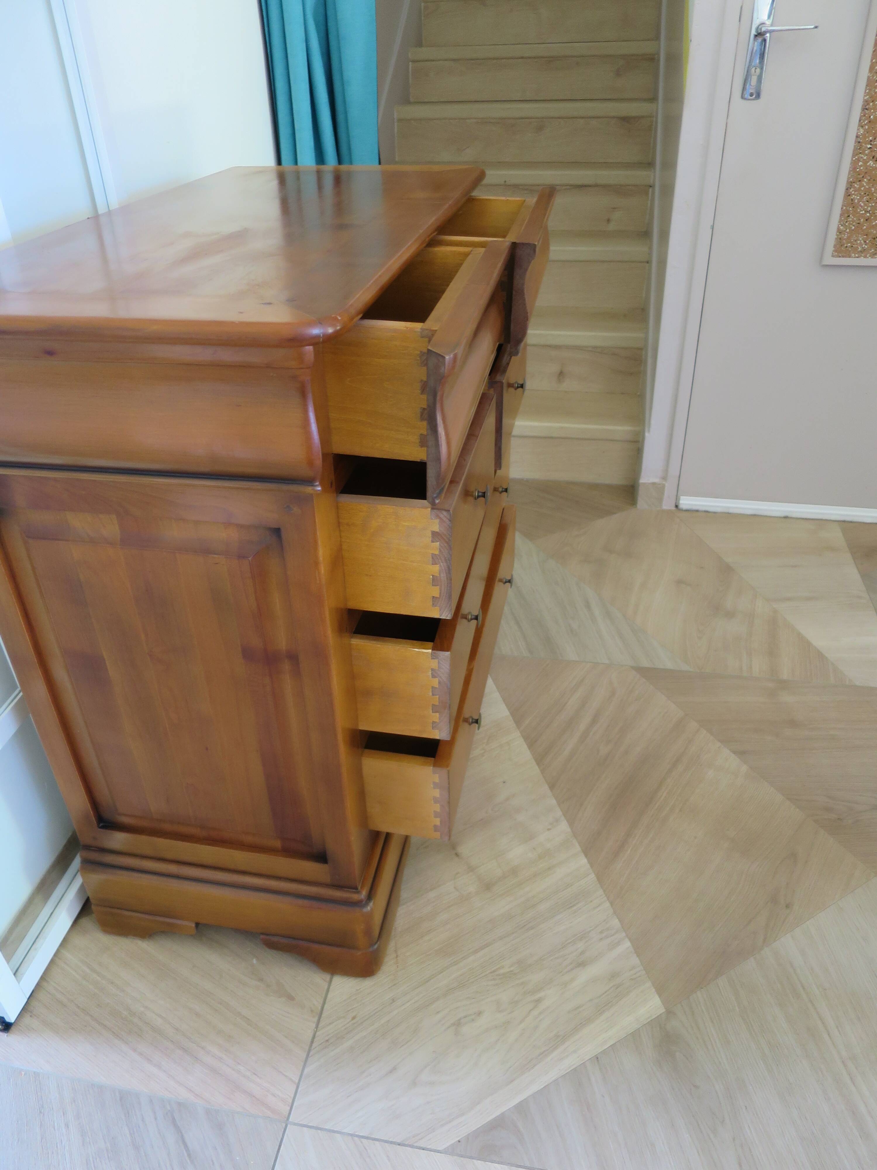 Small entrance cabinet-sideboard-dresser-Louis Philippe-6 drawers