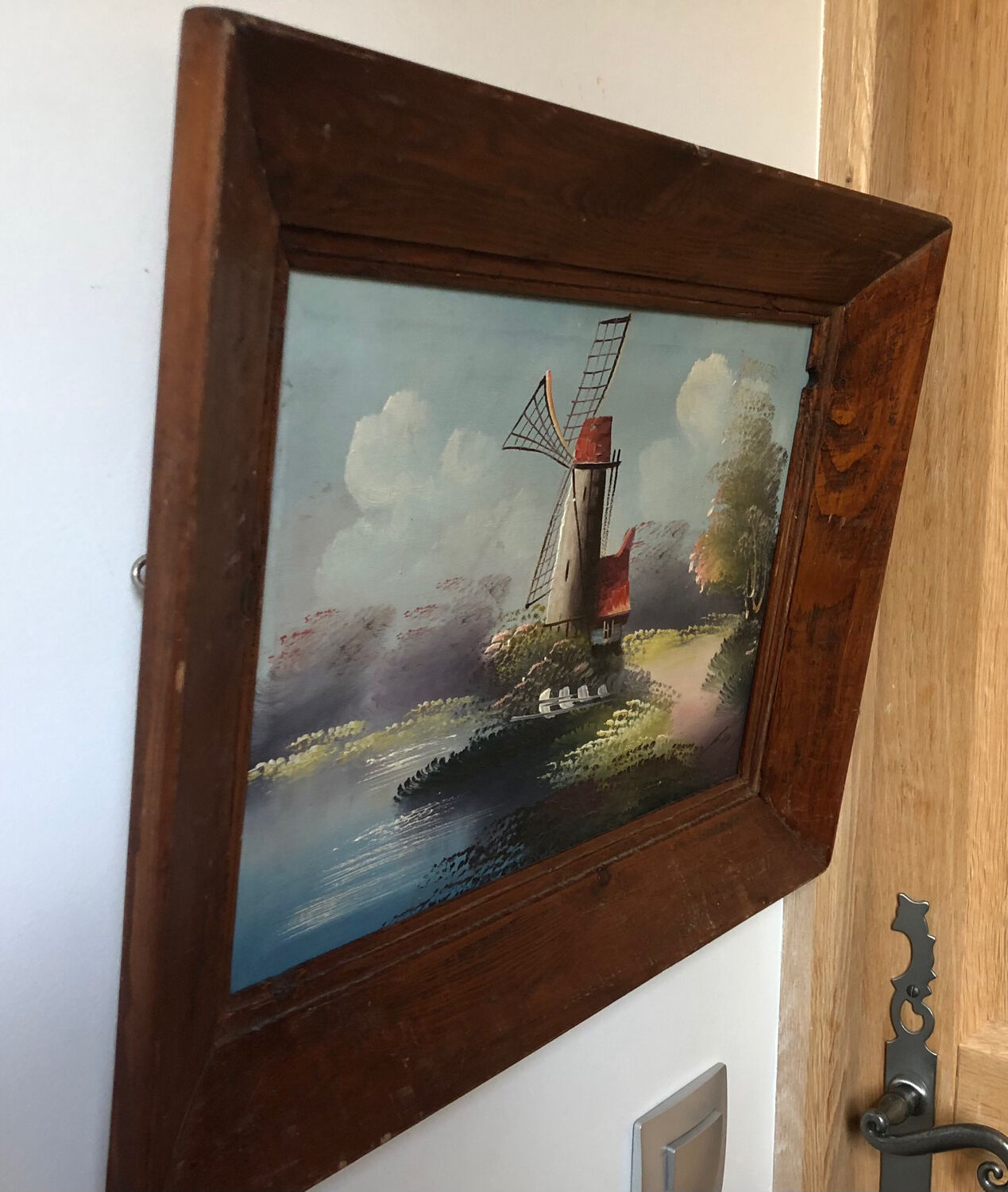 Netherlands mill painting