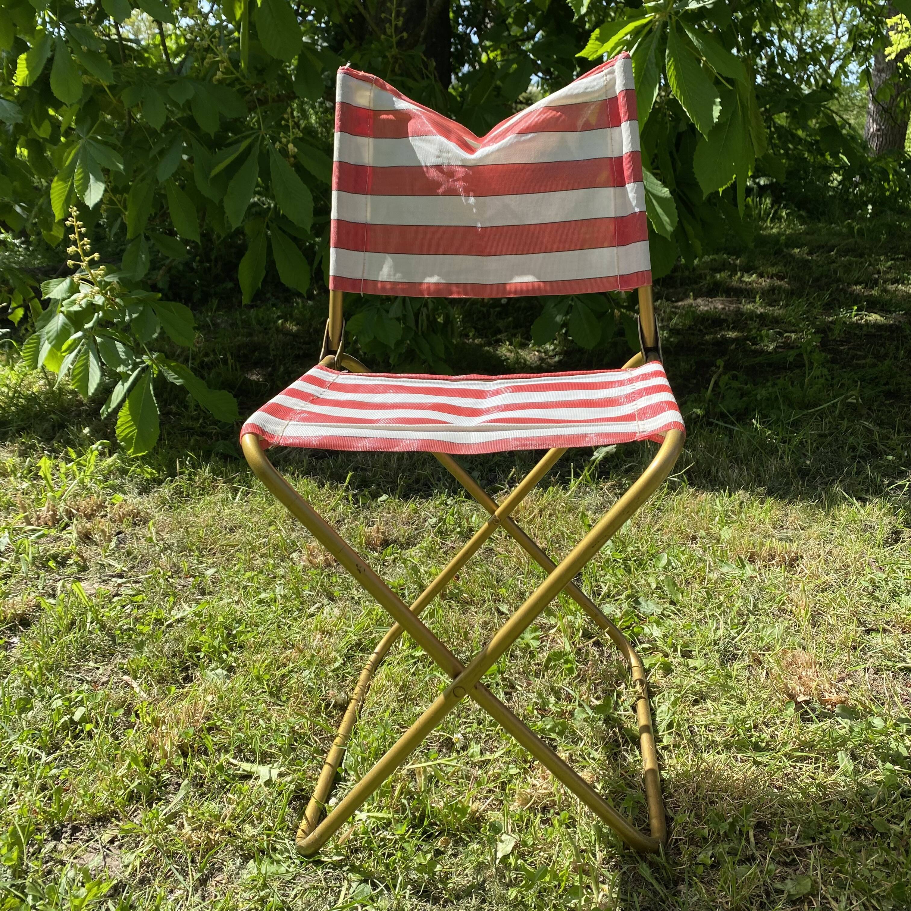 Vintage Folding Camping Chair