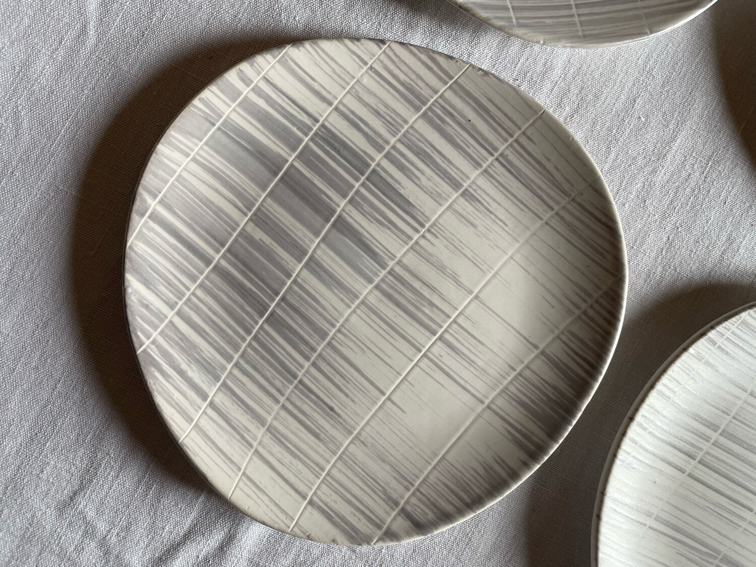 Dessert plates Voile Niderviller