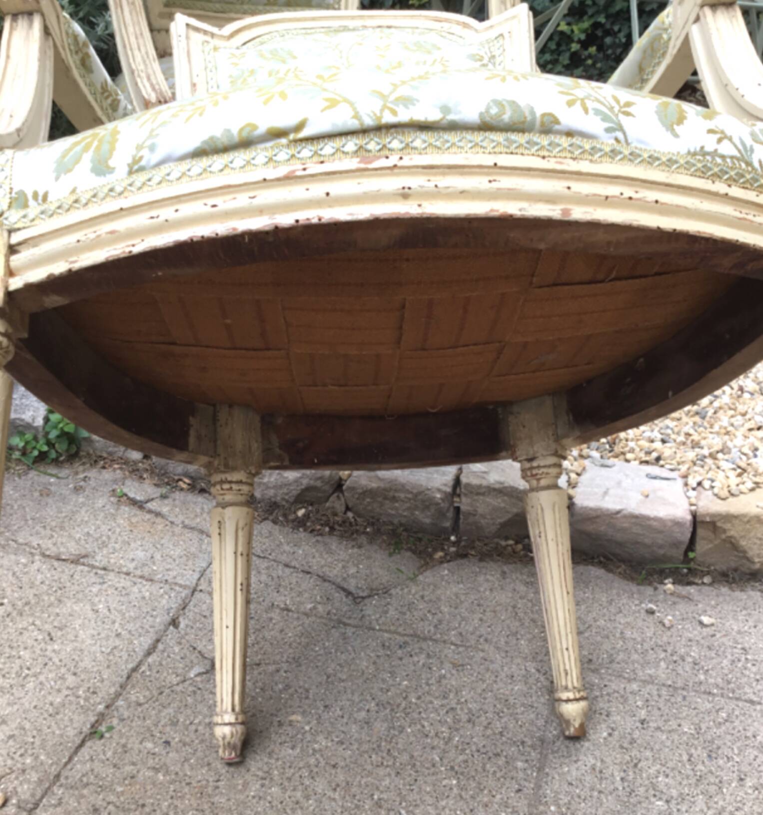 Very beautiful pair of Louis XVI period cabriolet armchairs