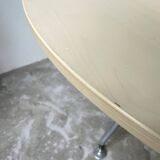 Tecno Nomos Round Table Brushed Metal