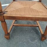 Pair of antique vintage Louis XVI style armchairs