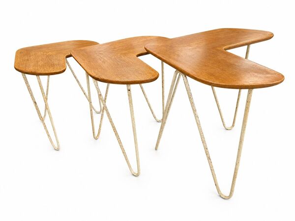 Tables gigognes Jacques Hitier 1952