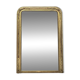 Miroir de cheminée Louis-Philippe perlé 126/90cm feuille d’or, glace