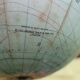 Globe terrestre taride 1962 socle alu