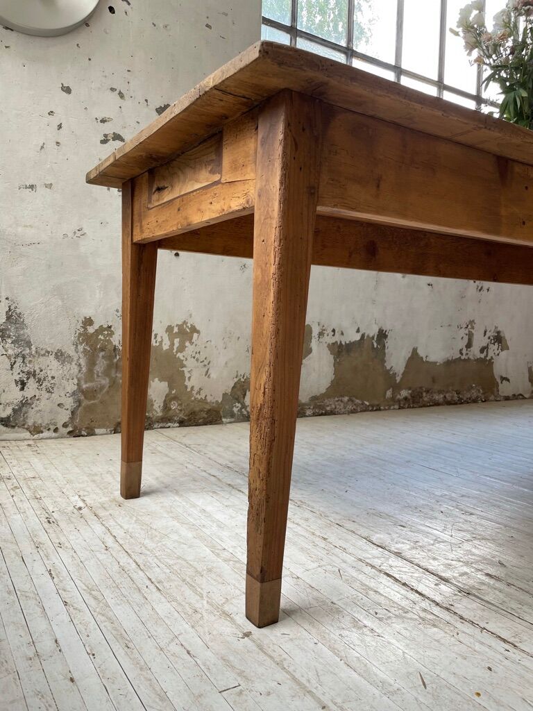 Farm table pine and walnut 2m