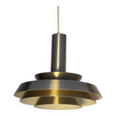 Danish aluminium suspension by Lyskaer Belysning, 1970s