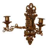 Applique murale suédoise en laiton, style milieu du siècle