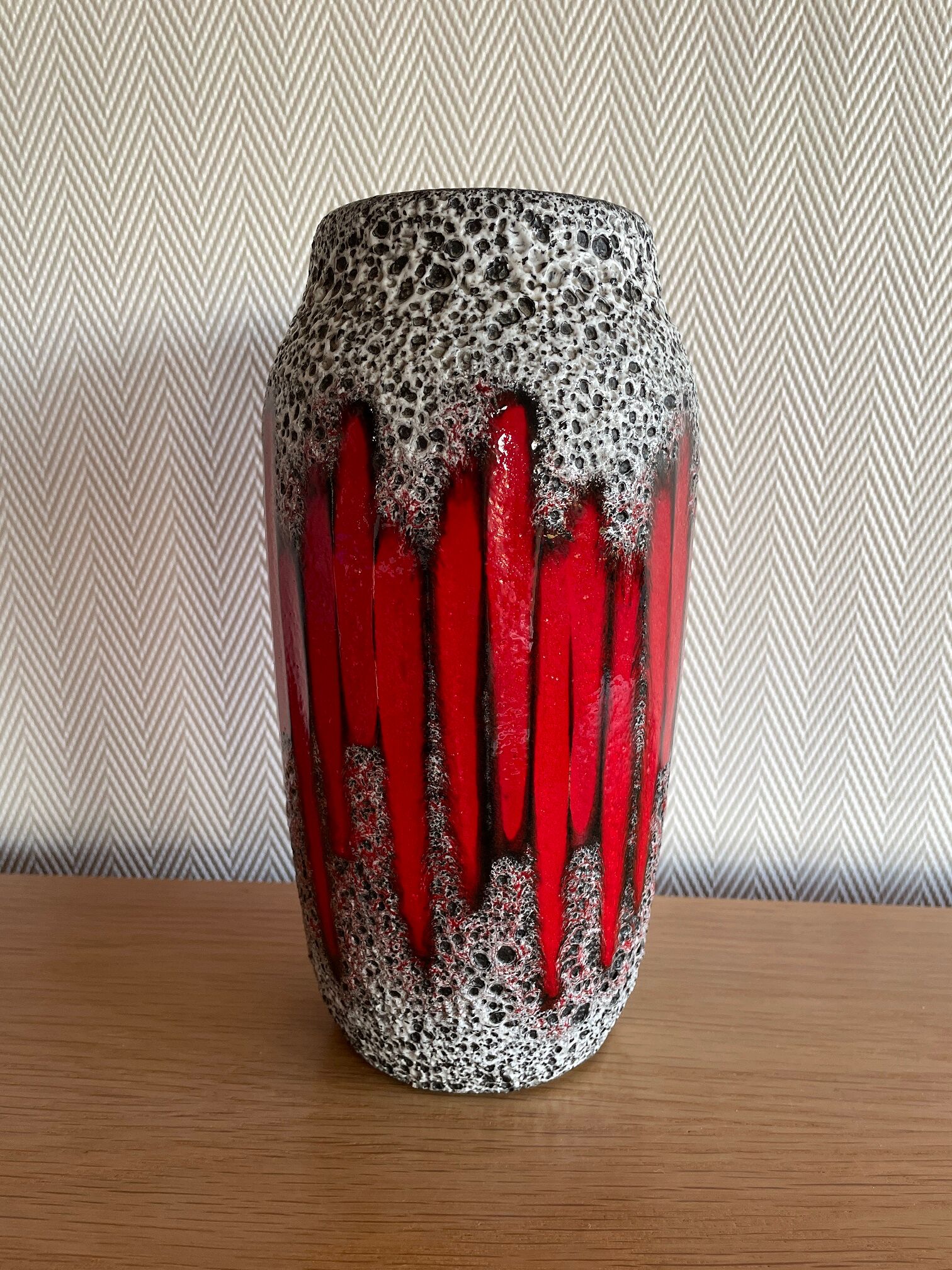 Fat Lava ceramic vase
