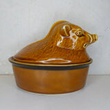 Old terrine pig slurry