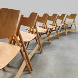 New design wooden folding chairs model SE18 Egon Eiermann