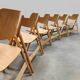 New design wooden folding chairs model SE18 Egon Eiermann