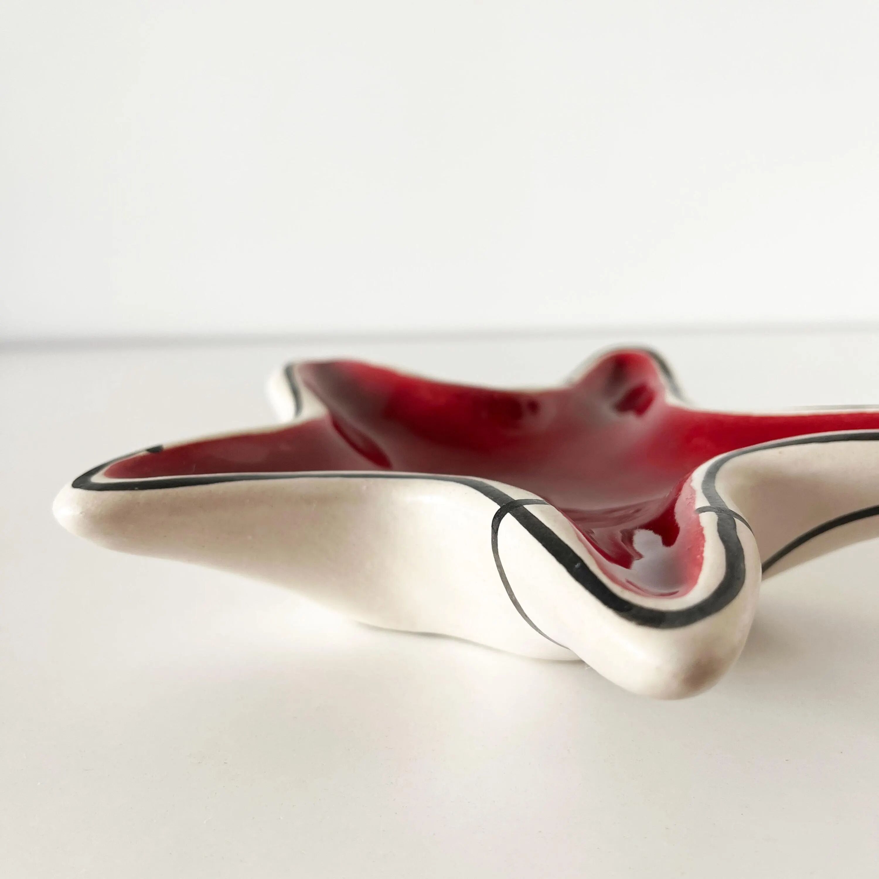 Starfish ceramic catchall 1950
