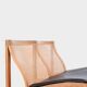 Scandinavian bench in oak, rattan and leather - RUD THYGESEN - 1970