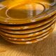 7 assiettes en terre vernissée Biot
