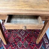 Old oak table with drawers