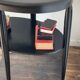 Gueridon console bois noir art déco
