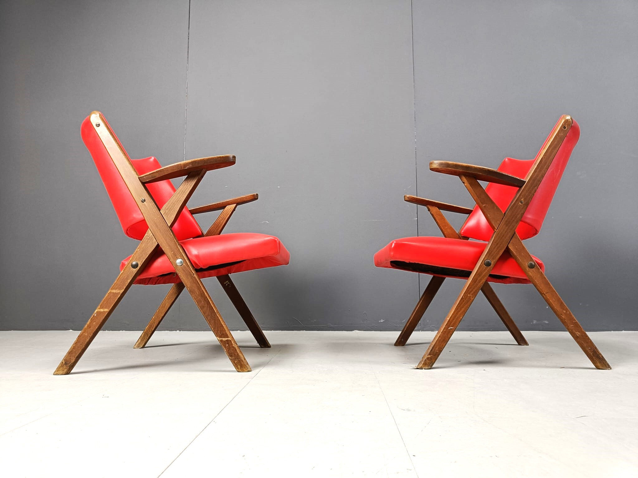 Fauteuils des années 60 par Dal Vera, ensemble de 2