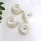 Set of 4 tea cups, porcelain Old Royal Factory of Limoges, Vintage