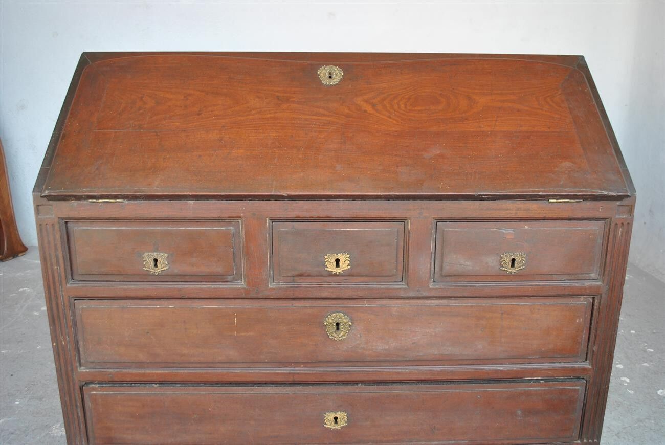 Secretary of slope of time style Directoire mahogany 18th