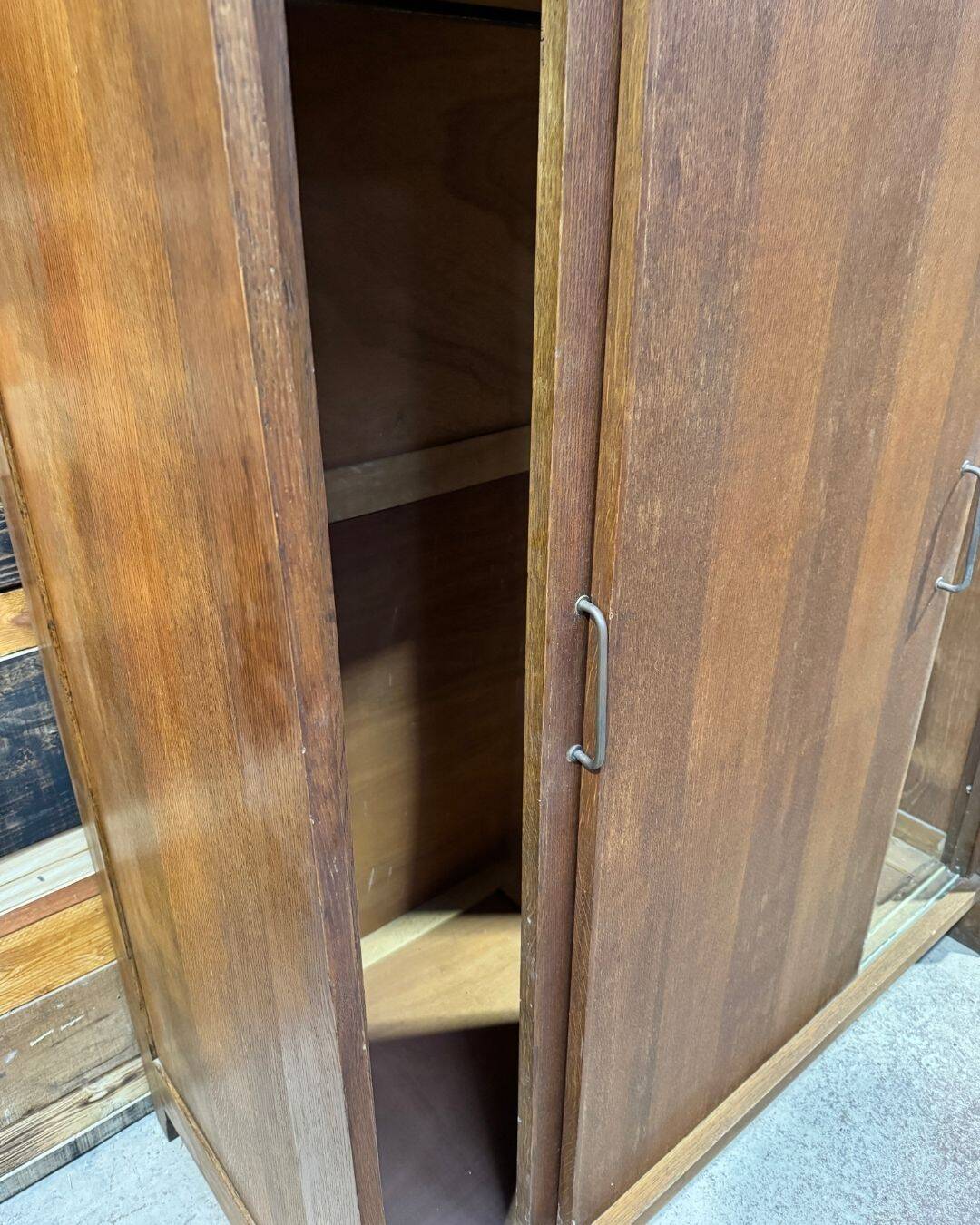 Vintage oak wardrobe