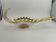 Old Bayel golden crystal vase or fruit bowl