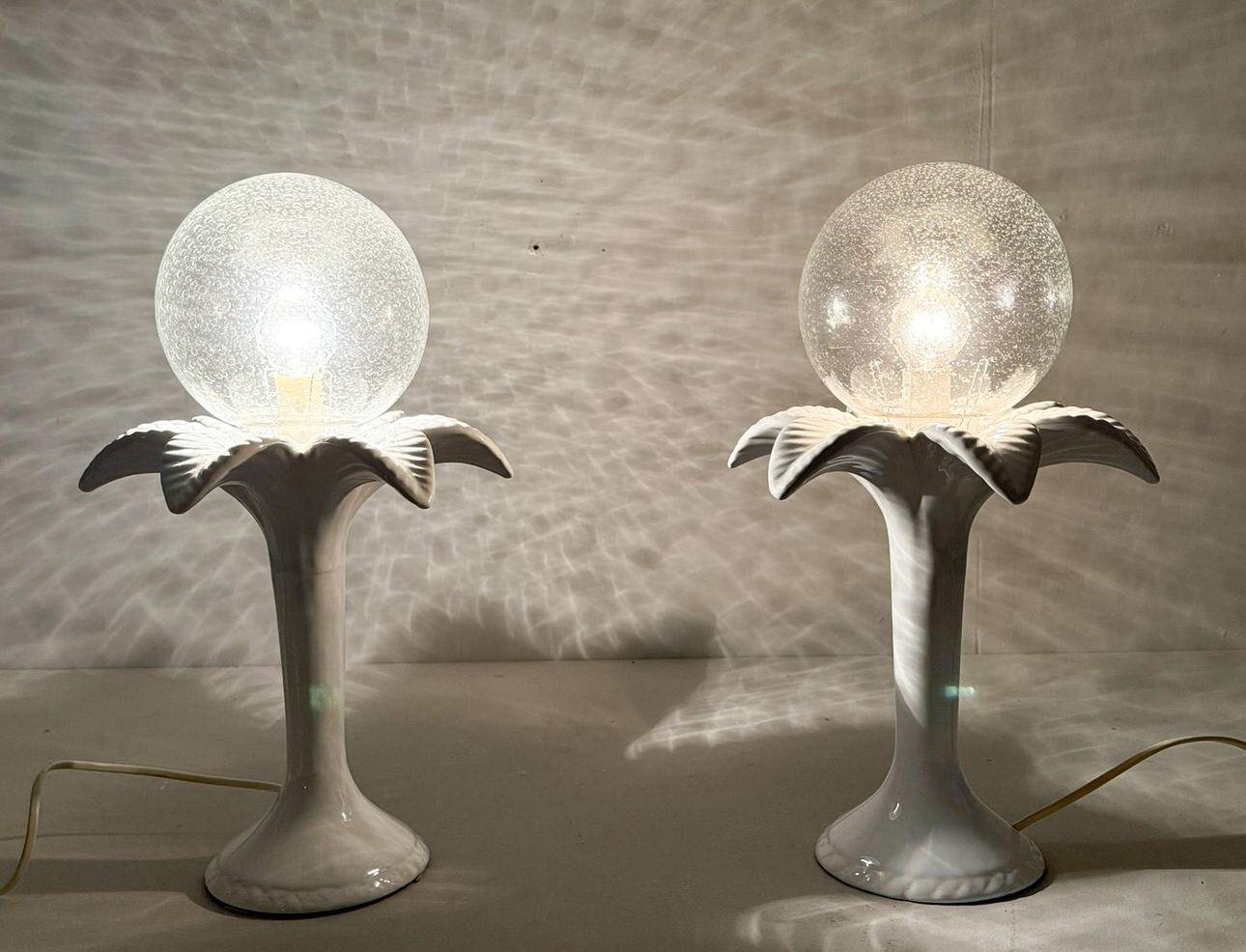 Michael Anderson. In the style of. Pair of table lamps, Hollywood Regency, 1970s.