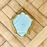 Golden mirror baroque style 35x28 cm