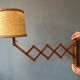 Mid-century scissor lamp